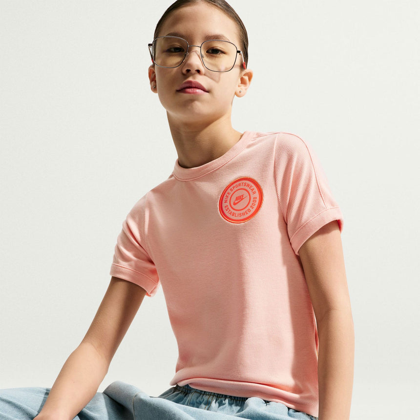 T-shirt Côtelé 8-16ans-Nike-NIN-IF2757-800-CLÉMENT