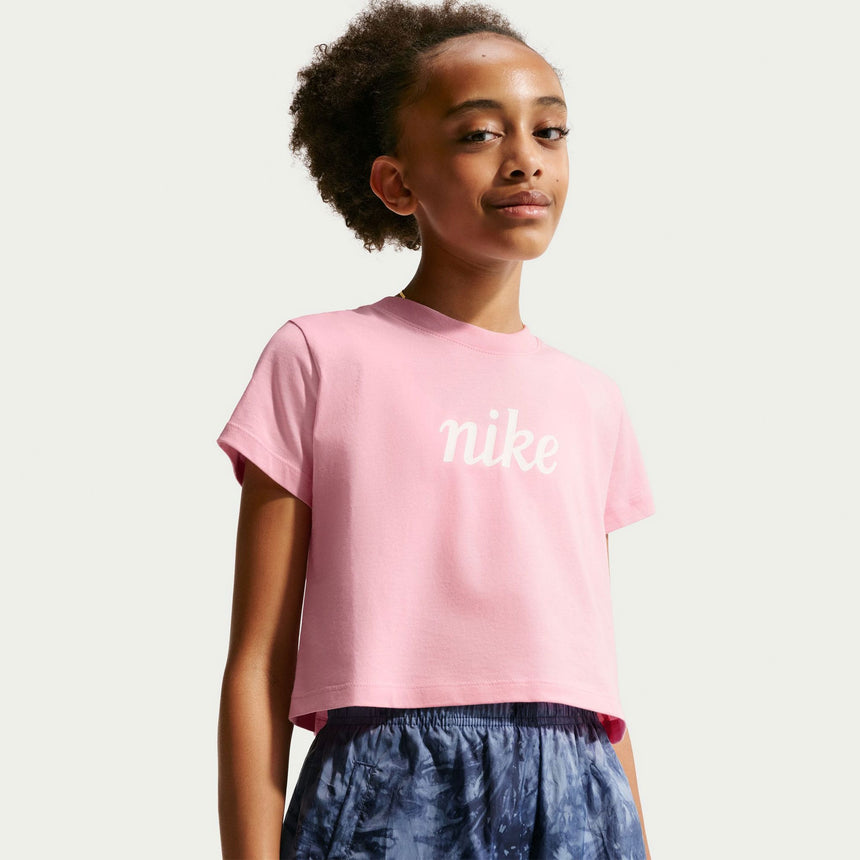 T-shirt Mod Crop 8-16ans-Nike-NIN-IR5187-690-CLÉMENT