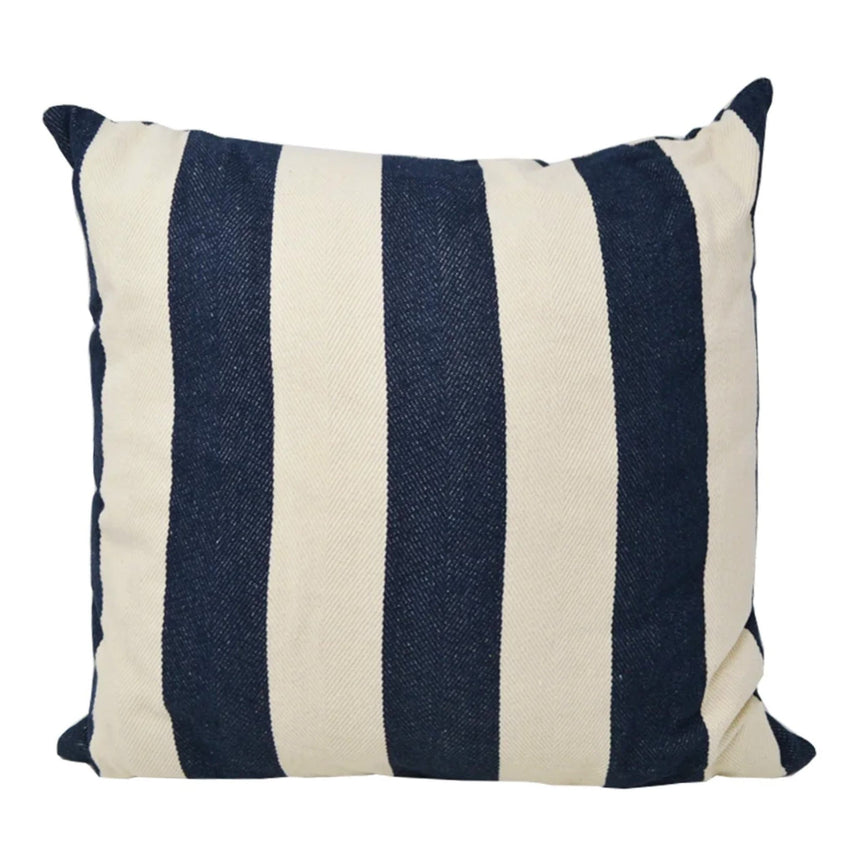 Coussin Rayé Marine/Blanc 45x45cm-NOSTALGIA-NOS-868-073-CLÉMENT