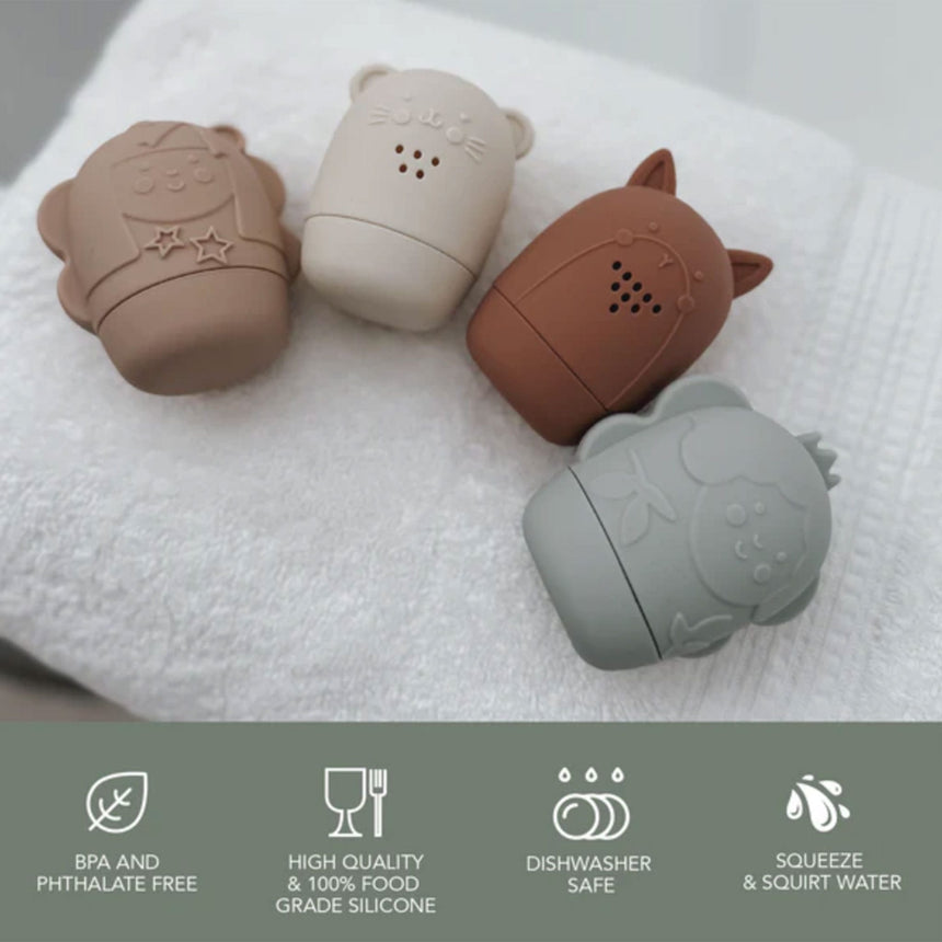 Jouets de Bain (4) Animaux Collection Fée - Fairy Sparkles-Nouka-NOU-FB01-CLÉMENT