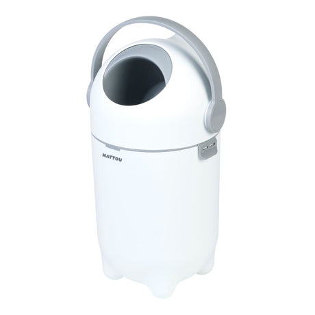 Poubelle à Couche Dropy - Blanc / Gris-Nattou-NTT-544150002-CLÉMENT