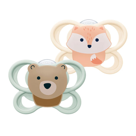 Perfect Match Air - Suces taille 0 renard et ours - Paquet de 2-NUK-NUK-10174010-CLÉMENT