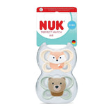 Perfect Match Air - Suces taille 0 renard et ours - Paquet de 2-NUK-NUK-10174010-CLÉMENT