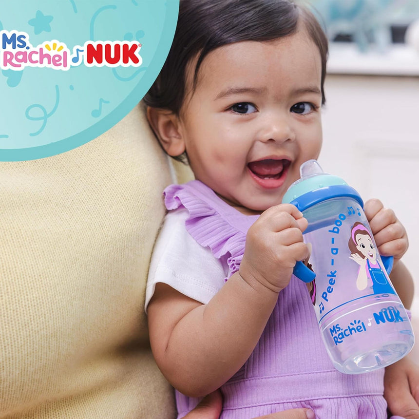 Gobelet d’apprentissage Ms. Rachel 10 oz-NUK-NUK-2226466-CLÉMENT