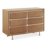 Commode 6 Tiroirs Novella - Frêne teinté / Ivoire-Nursery Works-NWS-NW15026AY-CLÉMENT