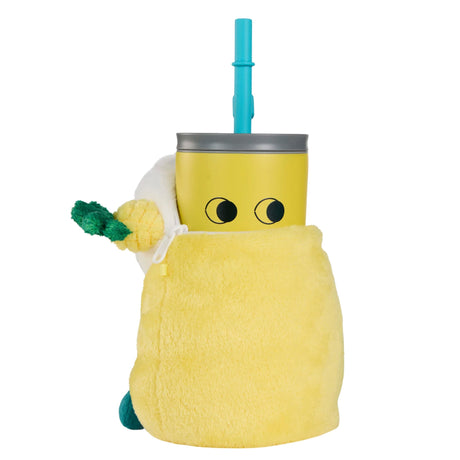 Bouteille et Peluche Fuzzie - Ananas-Asobu-OBU-SIC30PIP-CLÉMENT