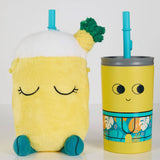 Bouteille et Peluche Fuzzie - Ananas-Asobu-OBU-SIC30PIP-CLÉMENT