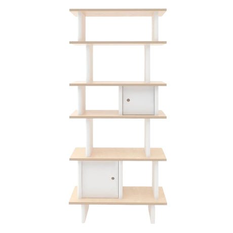 Bibliothèque Vertical - Naturel/ Blanc-Oeuf-OEU-1MLV01-CLÉMENT