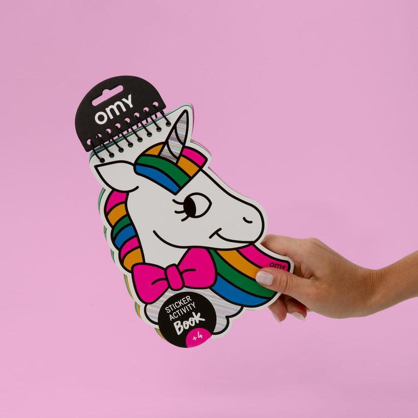 Livre d’Activités avec Autocollants - Lily-OMY World-OMY-CAR10-CLÉMENT