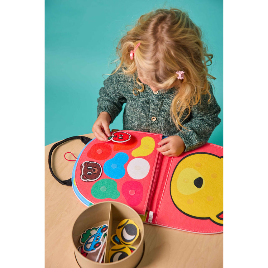 Ensemble de Jeu Montessori - Formes et Couleurs-OMY World-OMY-FELT02-CLÉMENT