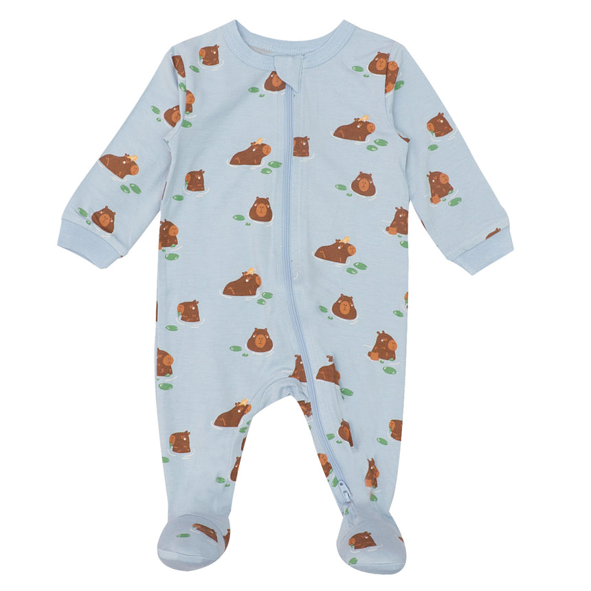 Pyjama Modal Capybaras 0-30mois-Origami-Bleu-0 m-OR4-PM60158-CLÉMENT
