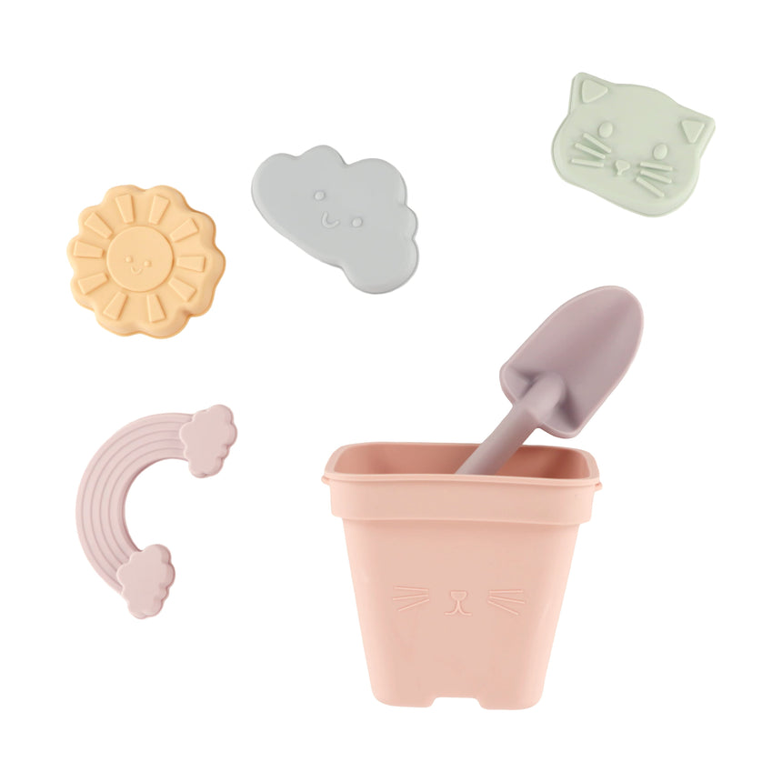 Ensemble Jouet de Plage en Silicone - Pastel-Origami-ORI-W64469-CLÉMENT