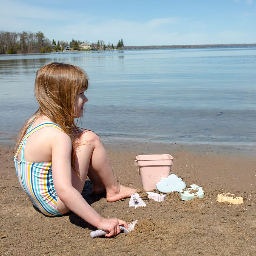 Ensemble Jouet de Plage en Silicone - Pastel-Origami-ORI-W64469-CLÉMENT