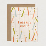 Carte de Souhait de Fête - Fais un Voeu!-Mimosa Design-OSA-A2-1051-CLÉMENT