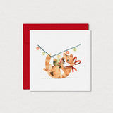 Mini Carte de Souhait - Boule de Poils-Mimosa Design-OSA-MIN-1100-CLÉMENT