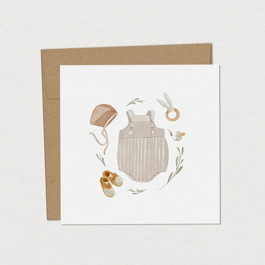 Carte de Souhait de Bébé - Naissance-Mimosa Design-OSA-REG-0067-2-CLÉMENT