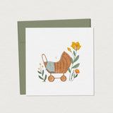 Carte de Souhait de Bébé - Landeau-Mimosa Design-OSA-REG-1005LAND-CLÉMENT