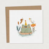 Carte de Souhait de fête - Grenouille Festive-Mimosa Design-OSA-REG-1010-CLÉMENT