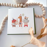 Carte de Souhait de Fête - Savane en Fête-Mimosa Design-OSA-REG-1012-CLÉMENT