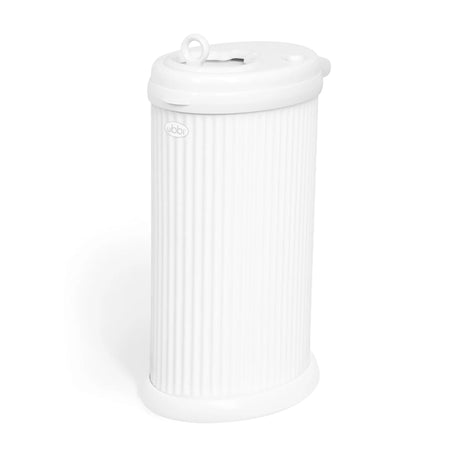 Poubelle à Couches Ondulée - Blanc Mat-Ubbi-OYA-UB-P-10048-CLÉMENT