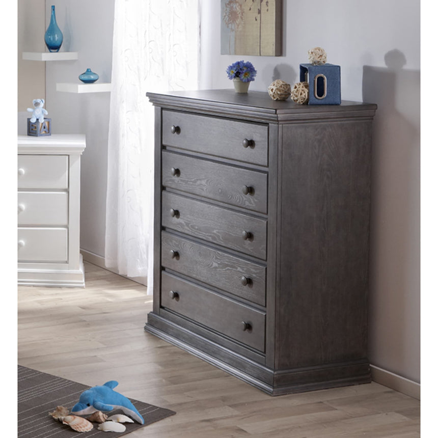 Commode 5 Tiroirs Modena Granite-Pali Design-PAL-2105-GRANITE-CLÉMENT