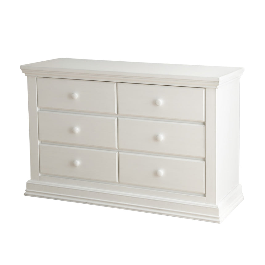 Commode 6 tiroirs Modena - Blanc vintage-Pali Design-PAL-2106-BLANC-V-CLÉMENT
