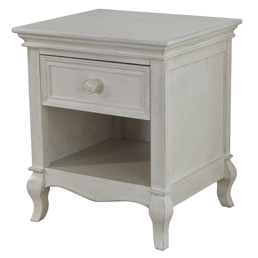 Table de Nuit Diamante - Blanc Vintage-Pali Design-PAL-2414-BLANC-V-CLÉMENT