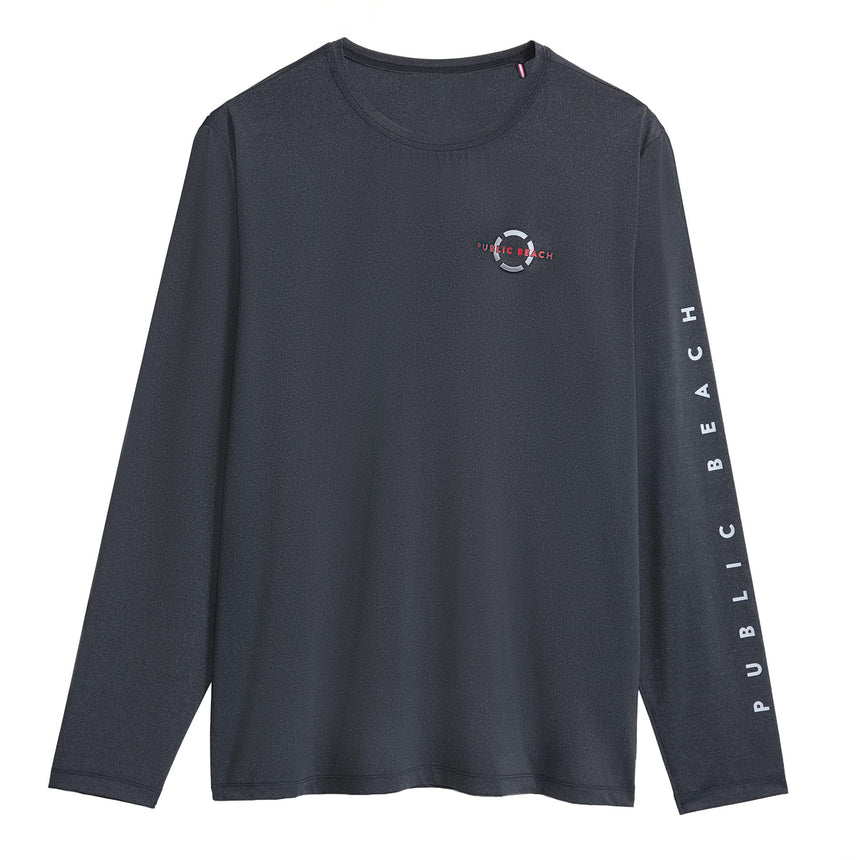 T-Shirt Maillot Manches Longues Charcoal8-16ans-Public Beach-Charcoal-8-PBE-PB8736JR-CHA-CLÉMENT