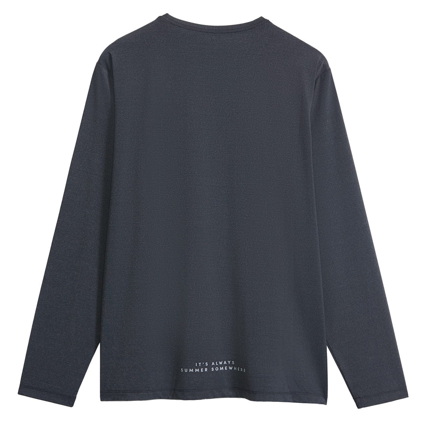 T-Shirt Maillot Manches Longues Charcoal8-16ans-Public Beach-PBE-PB8736JR-CHA-CLÉMENT