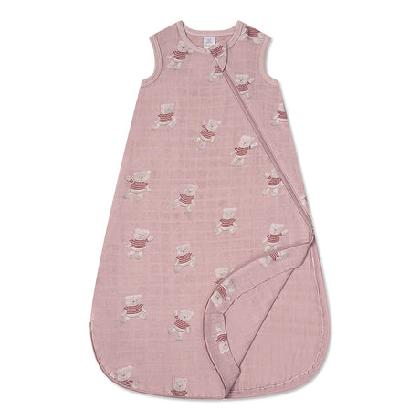 Sac de Nuit en Mousseline - Ours-Abond-AB2-PBY03M01E3HP-CLÉMENT