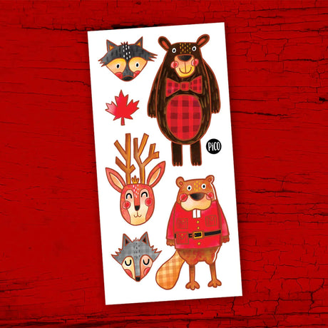 Tatouages Pico - Les Animaux du Canada-Pico Tatouages-PCO-PICO-323-CLÉMENT