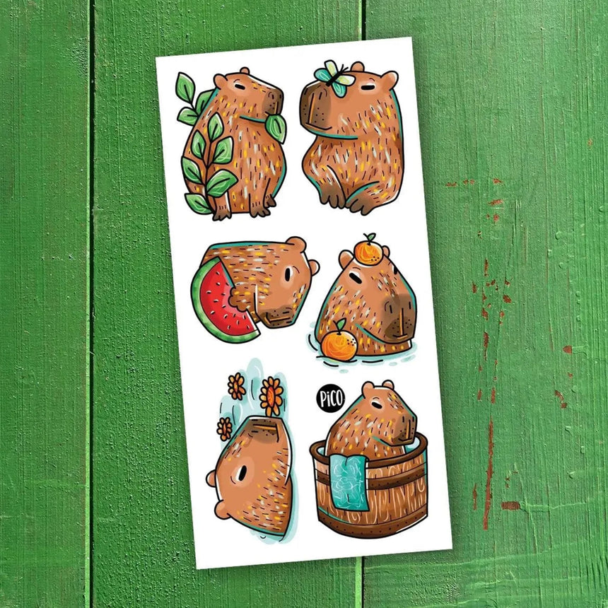Tatouages Pico - Capybaras-Pico Tatouages-PCO-PICO-389-CLÉMENT