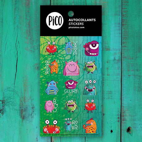Lot d'Autocollants - Intrépide-Pico Tatouages-PCO-PiCO-854-CLÉMENT