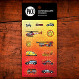 Lot d'Autocollants - Intrépide-Pico Tatouages-PCO-PiCO-854-CLÉMENT