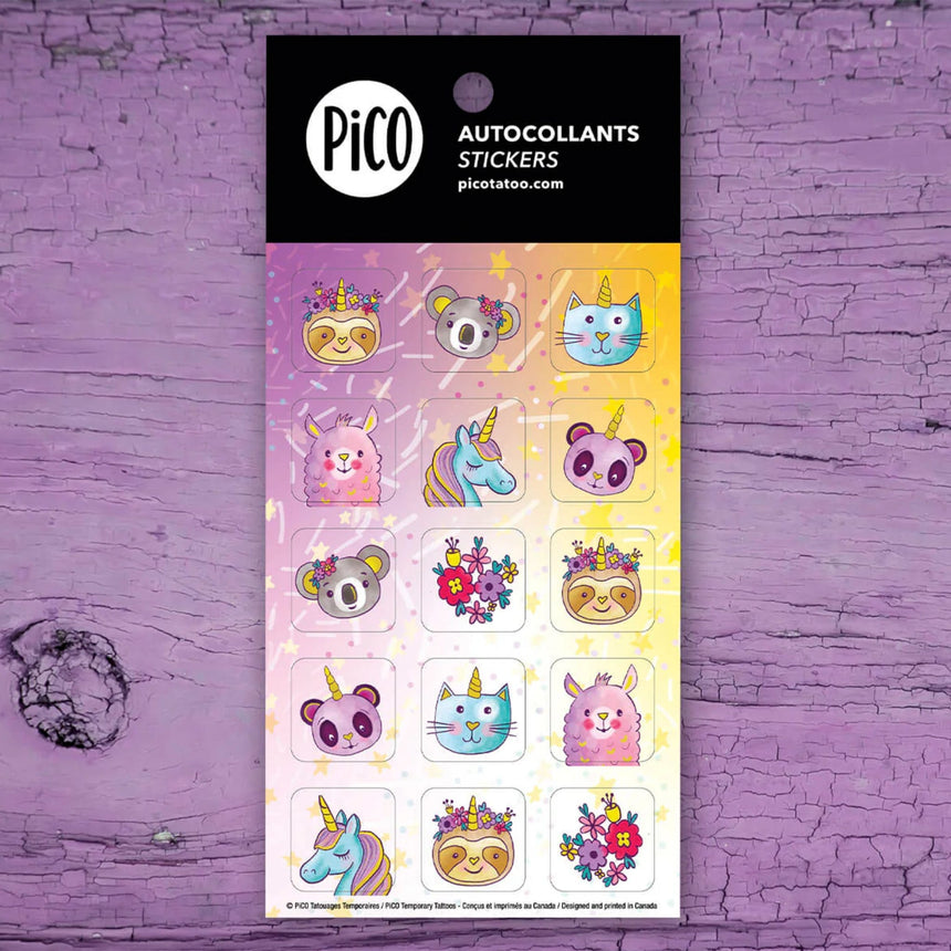 Lot d'autocollants - Délicat-Pico Tatouages-PCO-PiCO-855-CLÉMENT