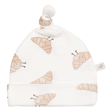 Chapeau à Noeud 0-3mois - Croissants-Perlimpinpin-Beige-0-3 m-PE2-BB33612-CL2-CLÉMENT