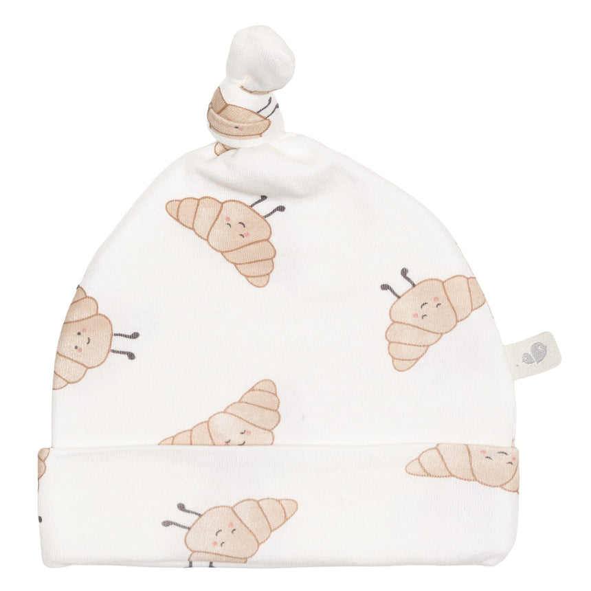 Chapeau à Noeud 0-3mois - Croissants-Perlimpinpin-Beige-0-3 m-PE2-BB33612-CL2-CLÉMENT