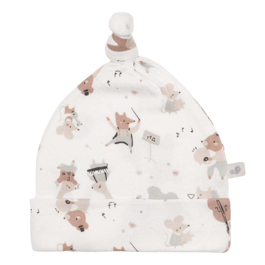 Chapeau à Noeud 0-3mois - Musique-Perlimpinpin-Ivoire-0-3 m-PE2-BB34612-MU-CLÉMENT