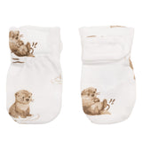 Mitaines 0-3mois - Loutres-Perlimpinpin-Ivoire-0-3 m-PE2-BB34614-OT-CLÉMENT