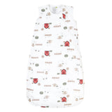 Sac de Nuit Mousseline 0-36mois - Ferme-Perlimpinpin-Blanc-0-6 m-PE2-MS606A-FE-CLÉMENT