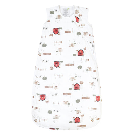Sac de Nuit Mousseline 0-36mois - Ferme-Perlimpinpin-Blanc-0-6 m-PE2-MS606A-FE-CLÉMENT