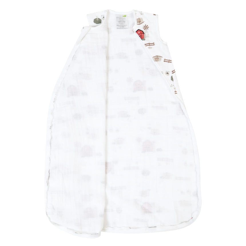 Sac de Nuit Mousseline 0-36mois - Ferme-Perlimpinpin-PE2-MS606A-FE-CLÉMENT