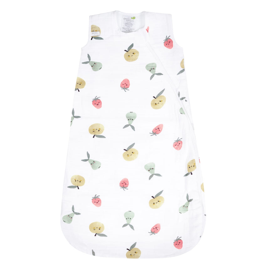 Sac de Nuit Mousseline 0-36mois - Fruits-Perlimpinpin-Blanc-0-6 m-PE2-MS606A-FR-CLÉMENT
