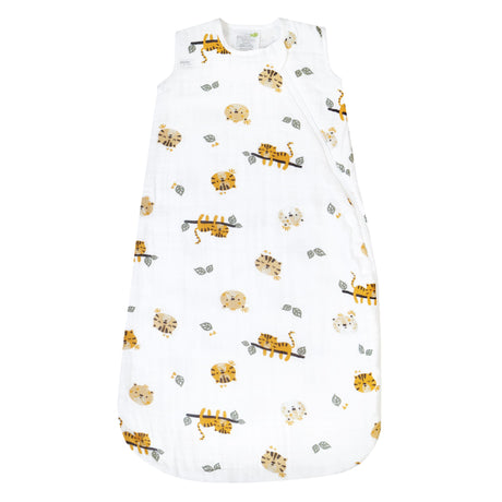 Sac de Nuit Mousseline 0-36mois - Jungle-Perlimpinpin-Blanc-0-6 m-PE2-MS606A-JU-CLÉMENT