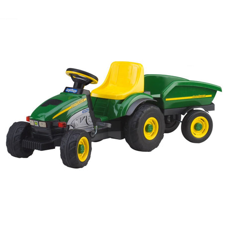 Petit Tracteur John Deer Power Pull et Remorque-Peg Perego-PEG-IGCD0522-CLÉMENT