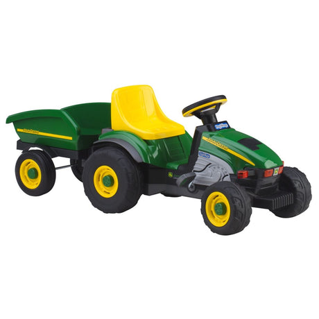 Petit Tracteur John Deer Power Pull et Remorque-Peg Perego-PEG-IGCD0522-CLÉMENT