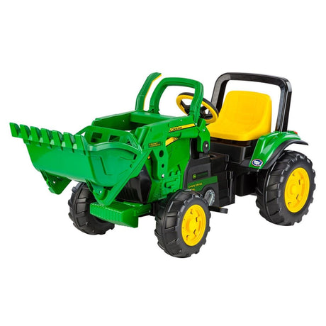 Gros Tracteur John Deere avec Chargeur Frontal - Vert et Jaune-Peg Perego-PEG-IGCD0553-CLÉMENT