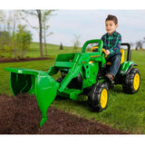 Gros Tracteur John Deere avec Chargeur Frontal - Vert et Jaune-Peg Perego-PEG-IGCD0553-CLÉMENT