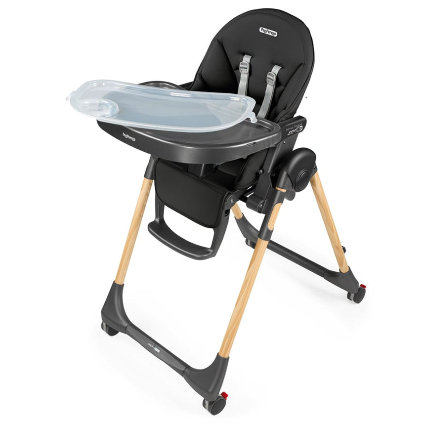 Chaise Haute Zero3 Ambiance - Licorice-Peg Perego-PEG-PZERO02BL13-CLÉMENT