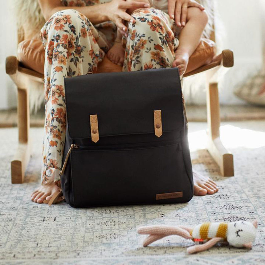 Sac à Couches à Dos Meta - Noir Mat-Petunia Pickle Bottom-PEP-PPB1300-CLÉMENT